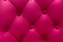BTExpert Upholstered Dining Adjustable Seat, High Back Stool Bar Chair Pink Tufted Set of 2