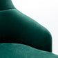 BTExpert Upholstered Dining Adjustable Seat, High Back Stool Bar Chair Green Tufted