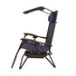 Zero gravity Chair lounge patio Canopy Sunshade blue