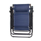Zero gravity Chair lounge patio Canopy Sunshade blue