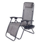 BTExpert Zero Gravity Chair Case Lounge Outdoor Patio Beach Yard Garden With Utility Tray Cup Holder Gray - Set of 2
