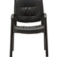 BTEXPERT Leather Chair Reception Side Conference Waiting Room Guest Chair Black