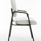 BTEXPERT Leather Chair Reception Side Conference Waiting Room Guest Chair White
