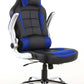 BTEXPERT Leather Office Gaming Chair Napping tilt Pillow Headrest Lumbar Support