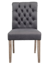 BTExpert GREY upholstery dining Chair velvet tufted Camran High Back Velvet Charcoal Tufted