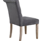 BTExpert GREY upholstery dining Chair velvet tufted Camran High Back Velvet Charcoal Tufted
