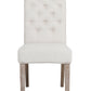 BTExpert French High Back Tufted Upholstered Dining Chair