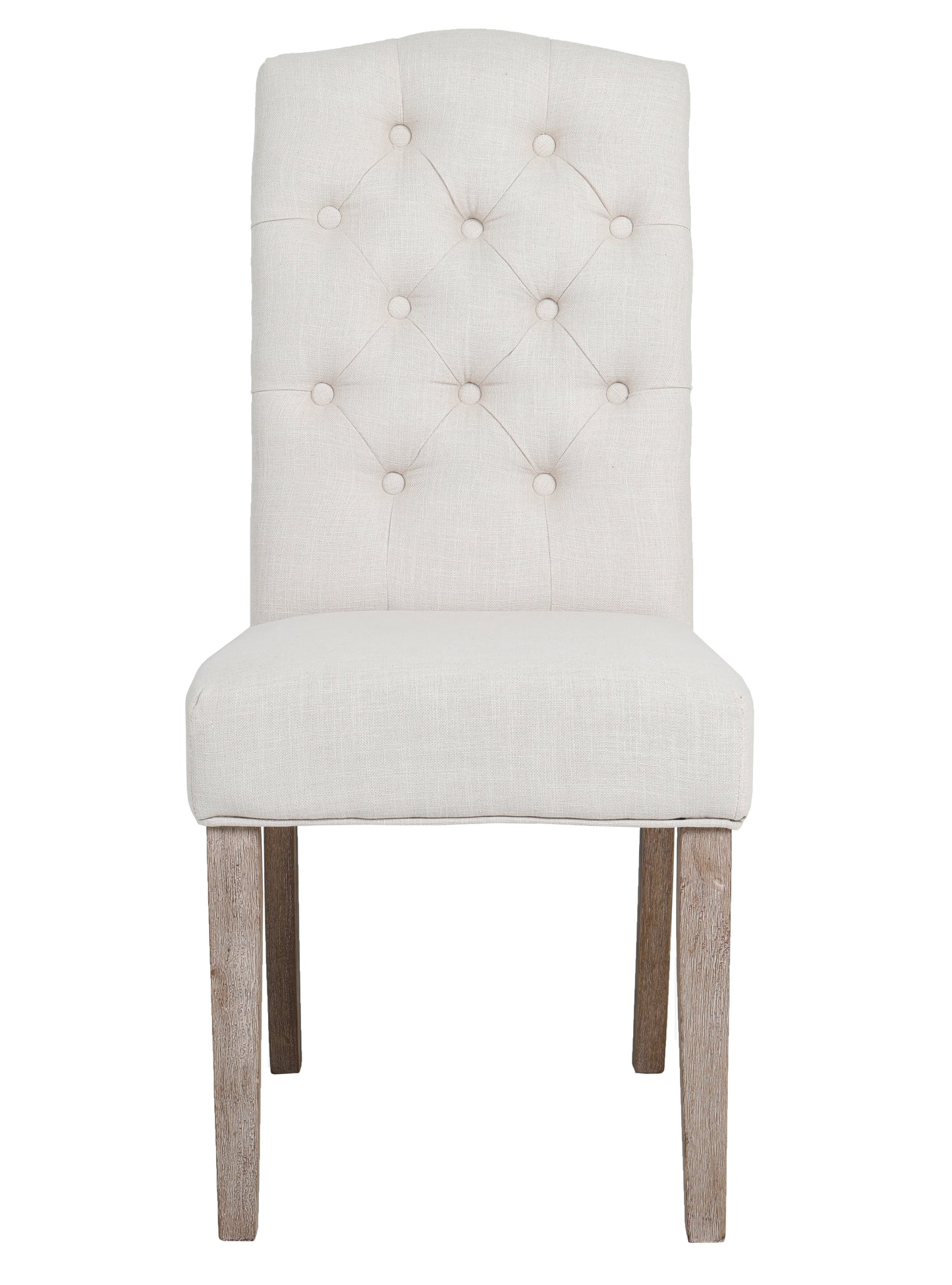 BTExpert French High Back Tufted Upholstered Dining Chair