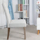 BTExpert French High Back Tufted Upholstered Dining Chair