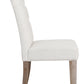 BTExpert French High Back Tufted Upholstered Dining Chair