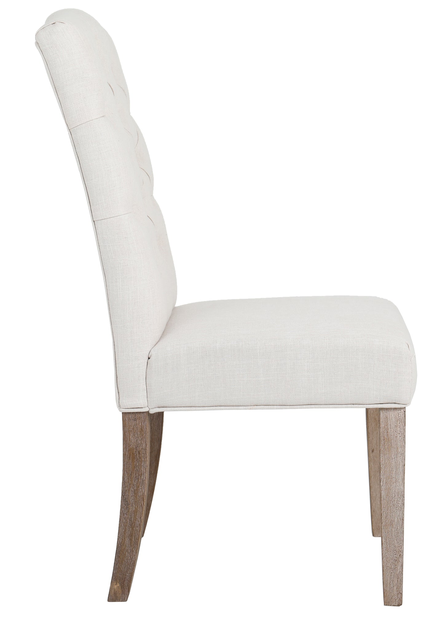 BTExpert French High Back Tufted Upholstered Dining Chair
