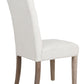 BTExpert French High Back Tufted Upholstered Dining Chair