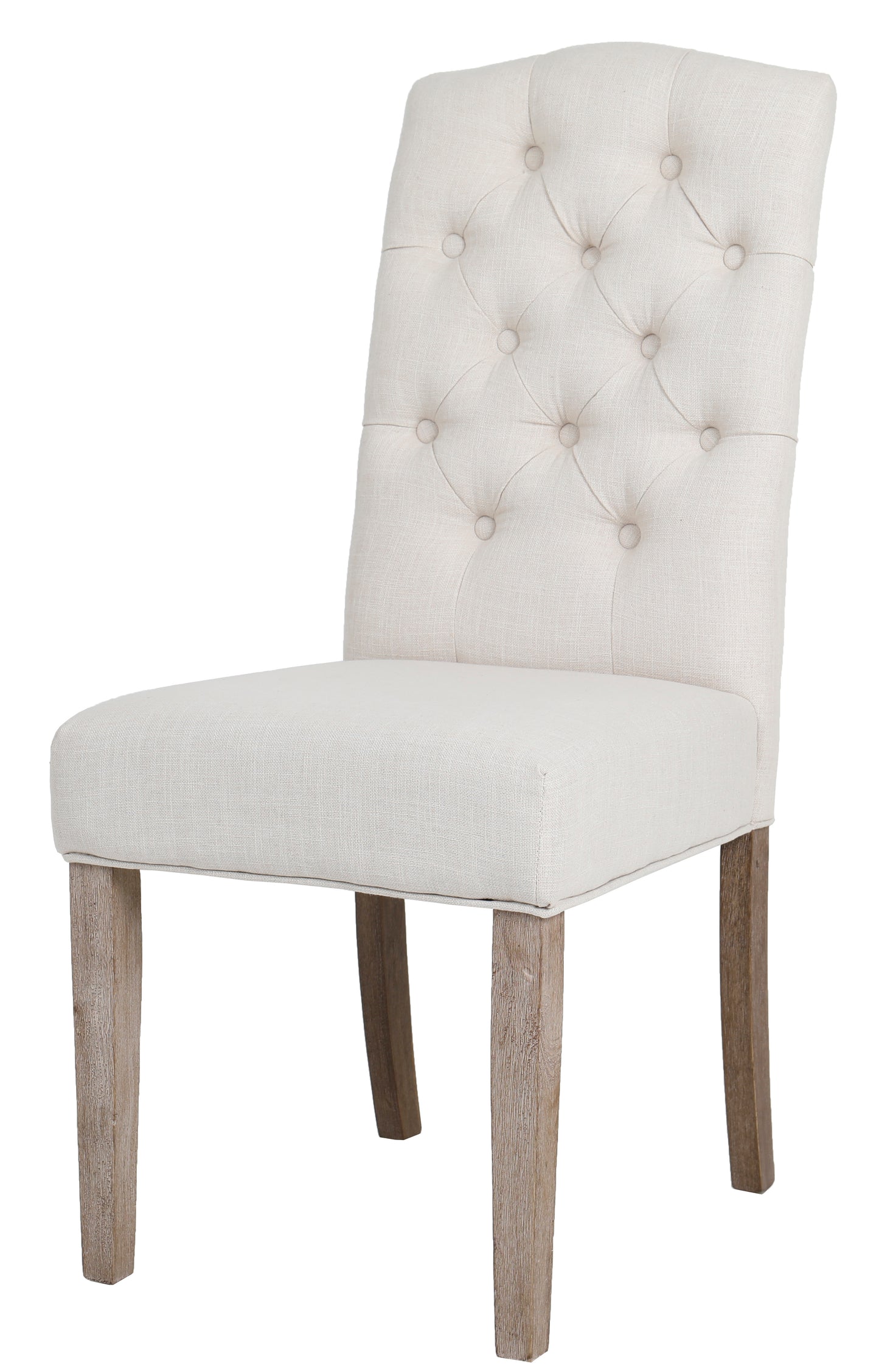 BTExpert French High Back Tufted Upholstered Dining Chair