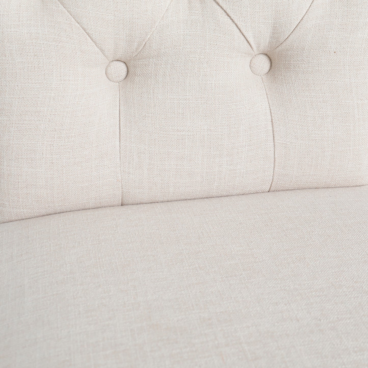 BTExpert French High Back Tufted Upholstered Dining Chair