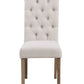 BTExpert High Back Tufted Parsons Upholstered Dining Room Chair ide Solid Wood Accent