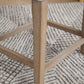 BTExpert Wooden Linen Tufted Counter 26" Bar Stool Chair , Accent Nail Trim Barstool ONE