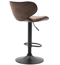 BTExpert Adjustable Metal upholstered Swivel   Brown Kitchen Dining Bar Counter Stool Chair barstools