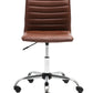 BTExpert Ergonomic Mid-Back PU Leather Swivel Manager Task Chair, Ribbed Design