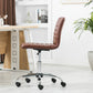 BTExpert Ergonomic Mid-Back PU Leather Swivel Manager Task Chair, Ribbed Design