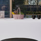 BTExpert 15-Pack White Stretch Tablecloths for 6ft Folding Tables, Fitted Spandex Covers for Weddings & Parties