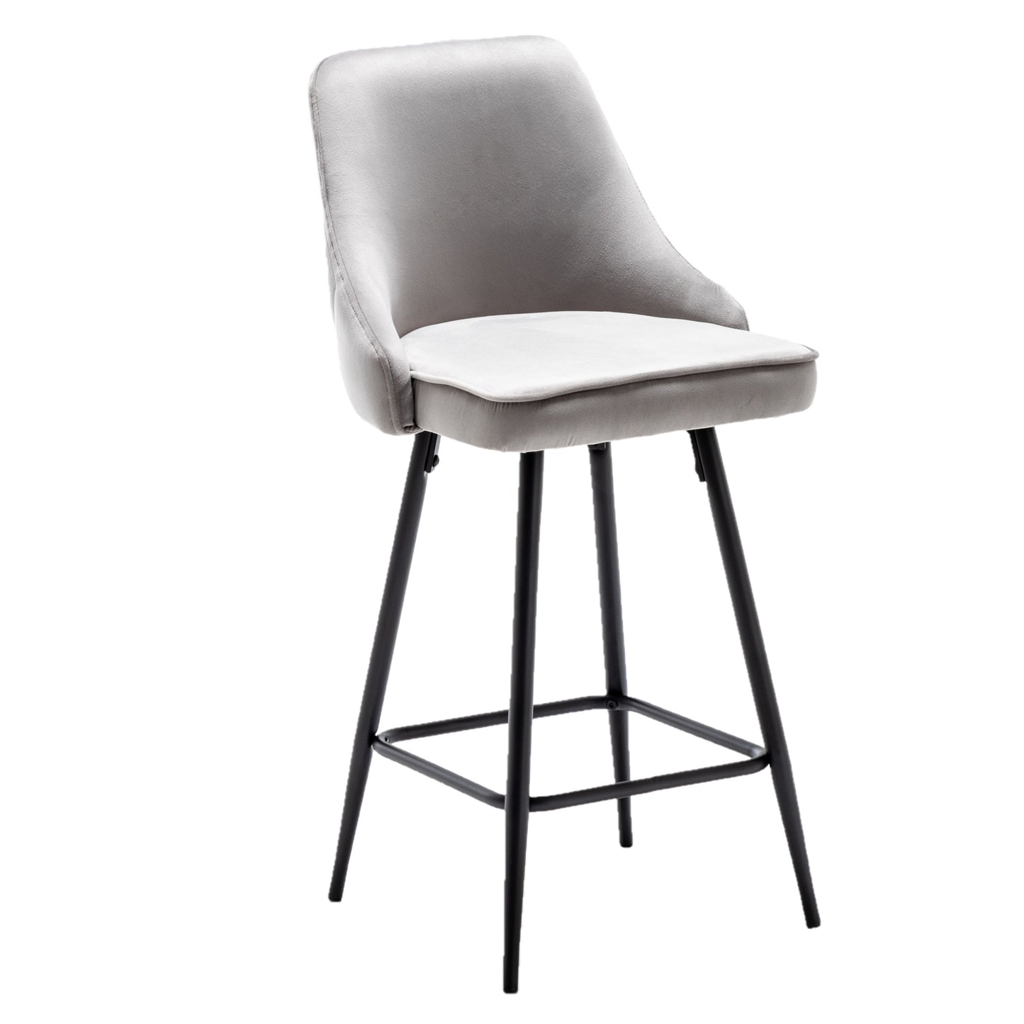 BTExpert Afia Premium Upholstered Modern Premium Stool Bar Chairs - Set of 2