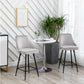 BTExpert Afia Premium Upholstered Modern Premium Stool Bar Chairs - Set of 2