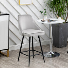 Afia Premium Upholstered Modern Premium Stool Bar Chairs Set of 2