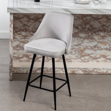 BTExpert Afia Upholstered Modern Barstool Stool Bar Chair- One