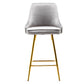 Shagufta Tufted Upholstered Modern Premium Stool Bar Chairs - Set of 2