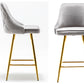 BTExpert Shagufta Tufted Upholstered Modern Stool Bar Chair -One