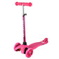 BTExpert Kids Adjustable Mini Kick Scooter, LED 3-Wheel T-Bar, Indoor Outdoor, Ages 3+