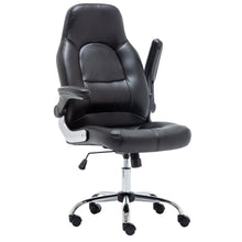 Office Desk Gaming Lumbar Support Computer Task Executive Adjustable Height/Arms Faux Leather Chair