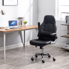 Office Desk Gaming Lumbar Support Computer Task Executive Adjustable Height/Arms Faux Leather Chair