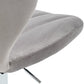 BTExpert Modern Nedaa Velvet Adjustable 36–44" High Back Bar Stools Grey Upholstered - Set of 2