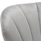 BTExpert Modern Nedaa Velvet Adjustable 36–44" High Back Bar Stools Grey Upholstered - Set of 2