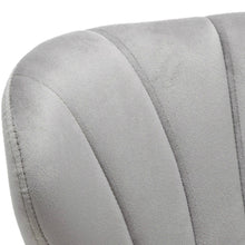 BTEXPERT Premium Nedaa Velvet Modern Upholstered Dining Adjustable Height 36-44" High Back Stool Bar Chairs, Set of 2 Pack Grey Velvet
