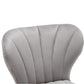 BTExpert Modern Nedaa Velvet Adjustable 36–44" High Back Bar Stools Grey Upholstered - Set of 2