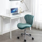 BTExpert Velvet Upholstered Office Task Chair, Plush Vanity & Conference Seating