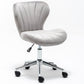 BTExpert Velvet Upholstered Vanity Office Chair for Desk, Conference, or Makeup Use