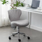 BTExpert Velvet Upholstered Vanity Office Chair for Desk, Conference, or Makeup Use