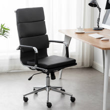 Executive Computer Desk Chair PU Executive Faux Leather Rolling Swivel 360 Rotation Task Residential Commercial for Office, Home