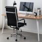 BTExpert Executive PU Leather Swivel Desk Chair, Rolling 360° Task Chair for Home & Office Use