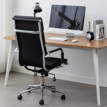 Executive Computer Desk Chair PU Executive Faux Leather Rolling Swivel 360 Rotation Task Residential Commercial for Office, Home