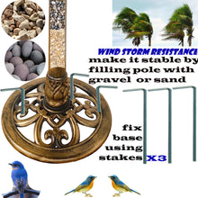 Golden Bronze Lily Leaf Pedestal Outdoor Garden Floral Bird Bath Decoration Accent