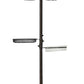 BTExpert 6-Hook Bird Feeding Station Kit, 4 Multi Feeder Poles with Suet, Wire, Peanut Tubes, 22" x 96", 5-Prong Steel Stand