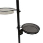BTExpert 6-Hook Bird Feeding Station Kit, 4 Multi Feeder Poles with Suet, Wire, Peanut Tubes, 22" x 96", 5-Prong Steel Stand