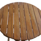 BTExpert 3-Piece Outdoor Balcony Bistro Set – Round Folding Table with 2 Chairs for Patio or Deck