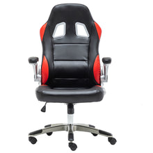 Ergonomic Swivel  Adjustable Lumbar Support Tilt Executive Gaming Chair Black Red