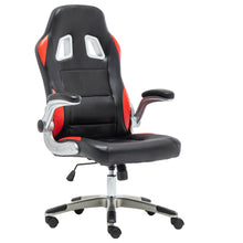 Ergonomic Swivel  Adjustable Lumbar Support Tilt Executive Gaming Chair Black Red