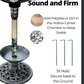 BTExpert Birdbath Vintage Grey Solar Lighted Bath Garden Fountain Decoration Accents